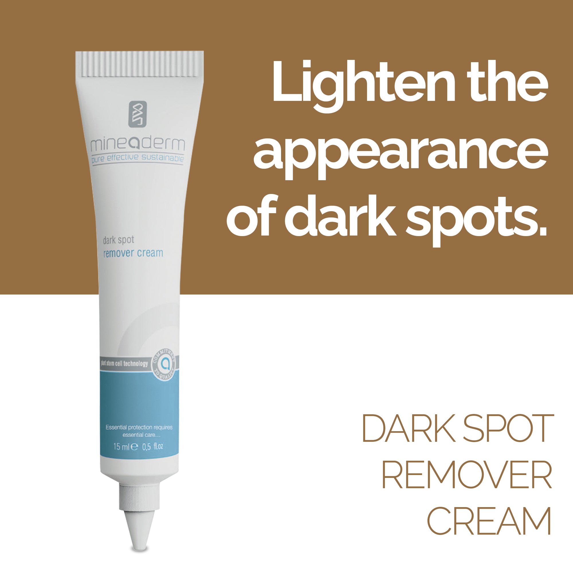 Dark Spot Remover Cream- Dark Spot Correcting & Brightening Cream with Plant Stem Cell Technology – Targets Age Spots, Uneven Tone & Discoloration –0.51 oz