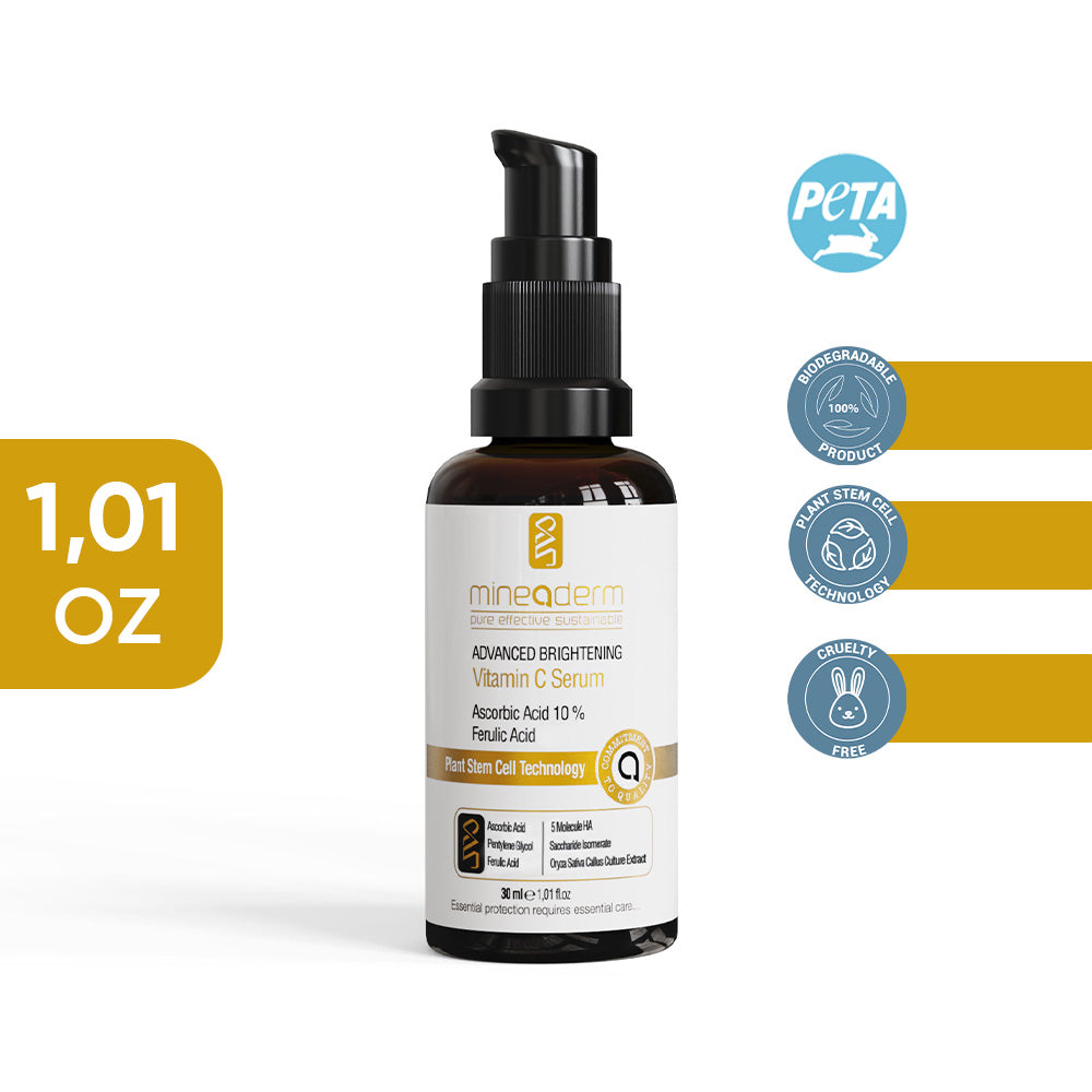 Advanced Brightening Vitamin C Serum – 10% Pure Ascorbic Acid for Radiant, Even Skin Tone