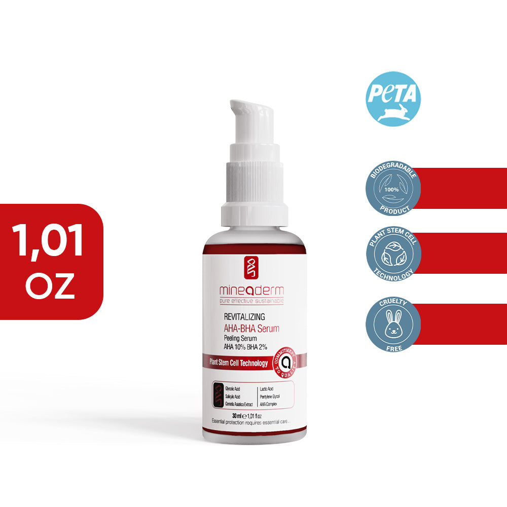 Revitalizing AHA BHA Face Serum – Exfoliating & Pore Refining, Hydrating Serum for Smooth, Radiant Skin (1 oz)