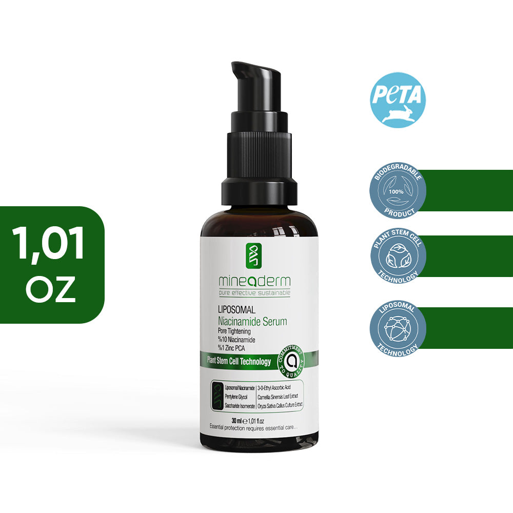 Liposomal Niacinamide Serum- Clarifying, Smoothing & Hydrating Formula for Oily & Acne-Prone Skin