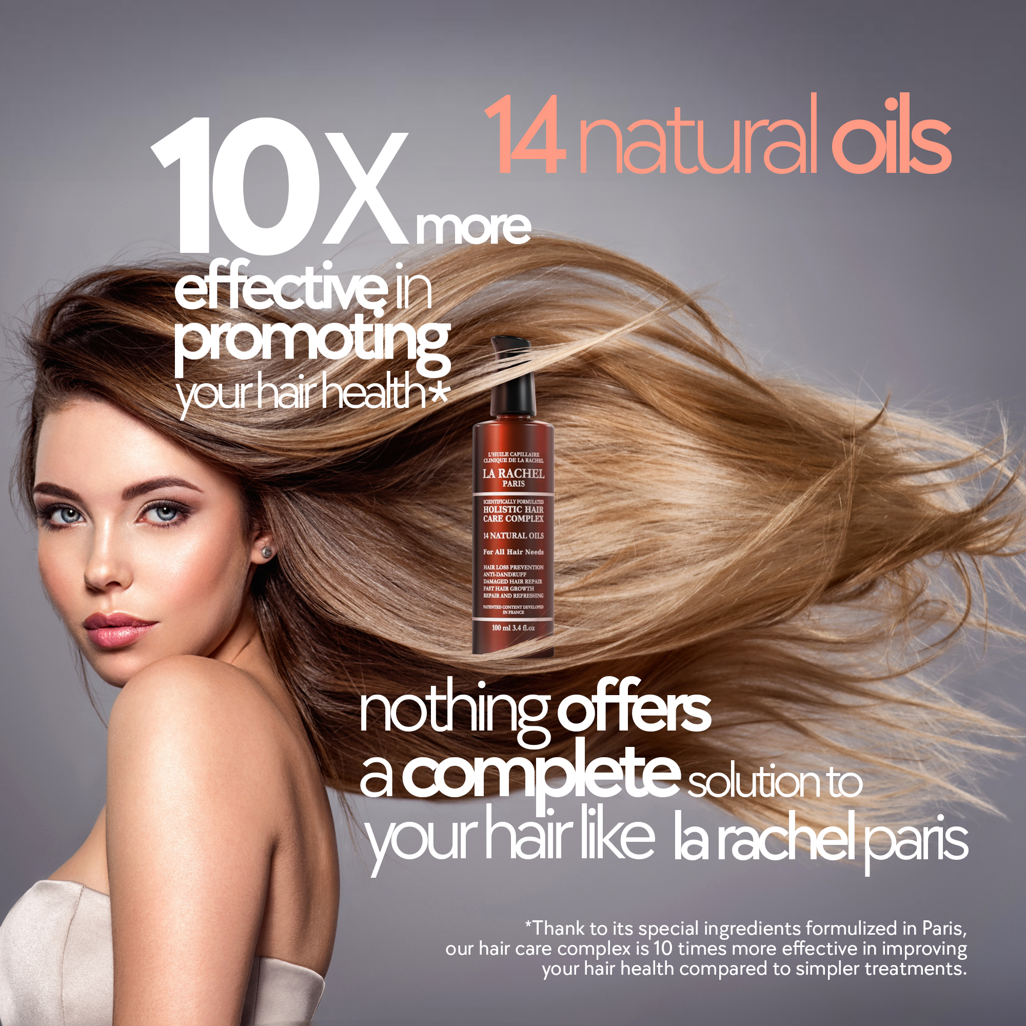 14-in-1 Hair Care Oil for Growth & Strength | Scalp & Follicle Nourishing Oil | Restores Shine & Repairs Damaged Hair for Healthier, Stronger Locks| 3.4 Fl oz