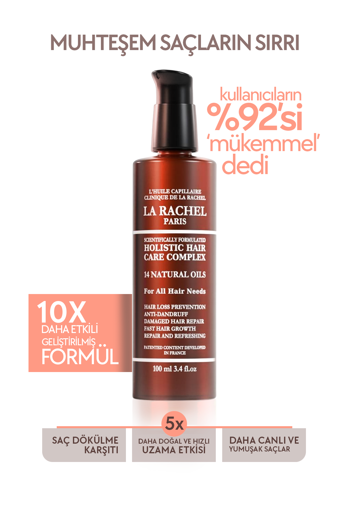 14-in-1 Hair Care Oil for Growth & Strength | Scalp & Follicle Nourishing Oil | Restores Shine & Repairs Damaged Hair for Healthier, Stronger Locks| 3.4 Fl oz