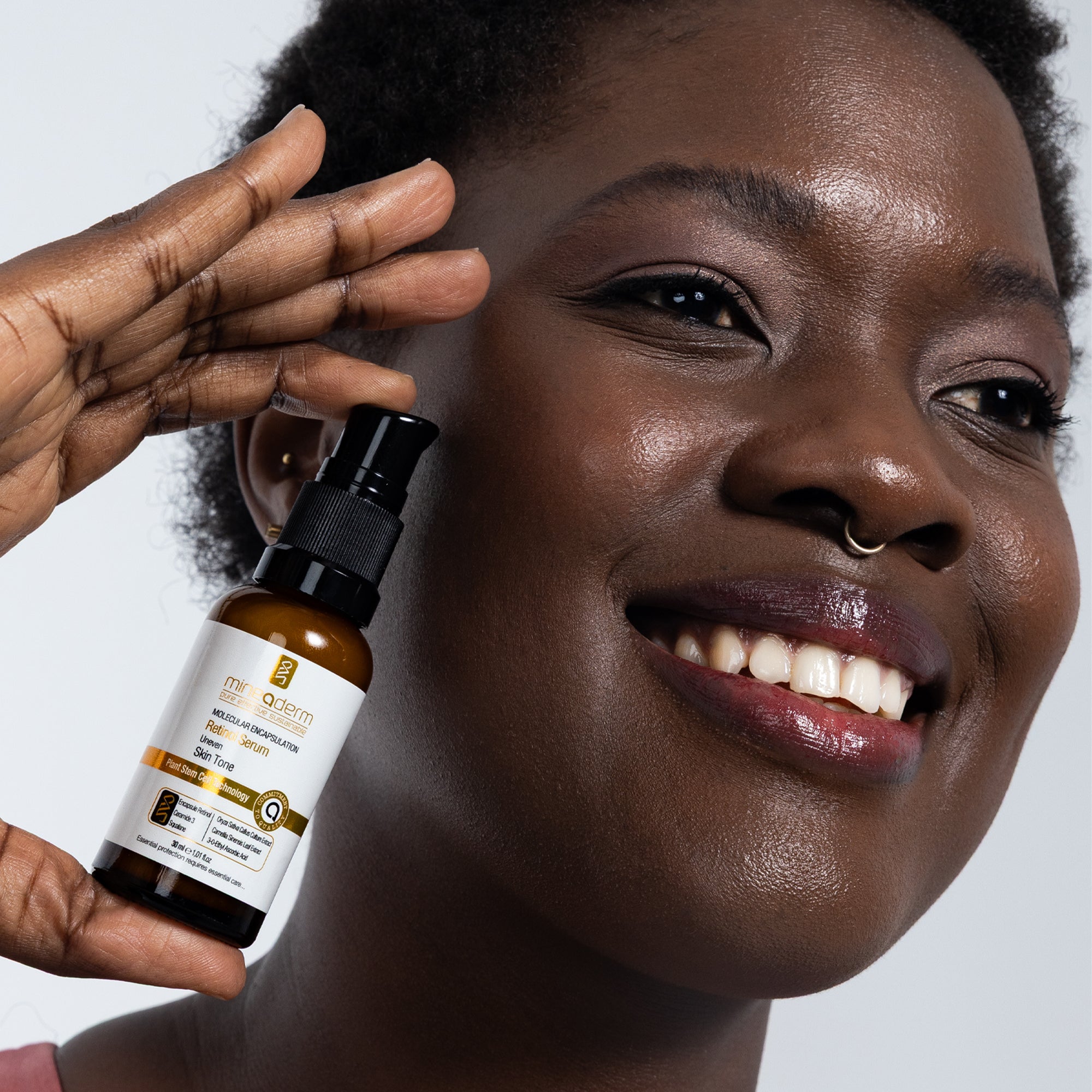 Molecular Encapsulation Retinol Serum – Anti-Aging Face Serum with Encapsulated Retinol, Hyaluronic Acid, Ceramides, Vitamin C & Plant Stem Cells – Deep Hydration & Radiance
