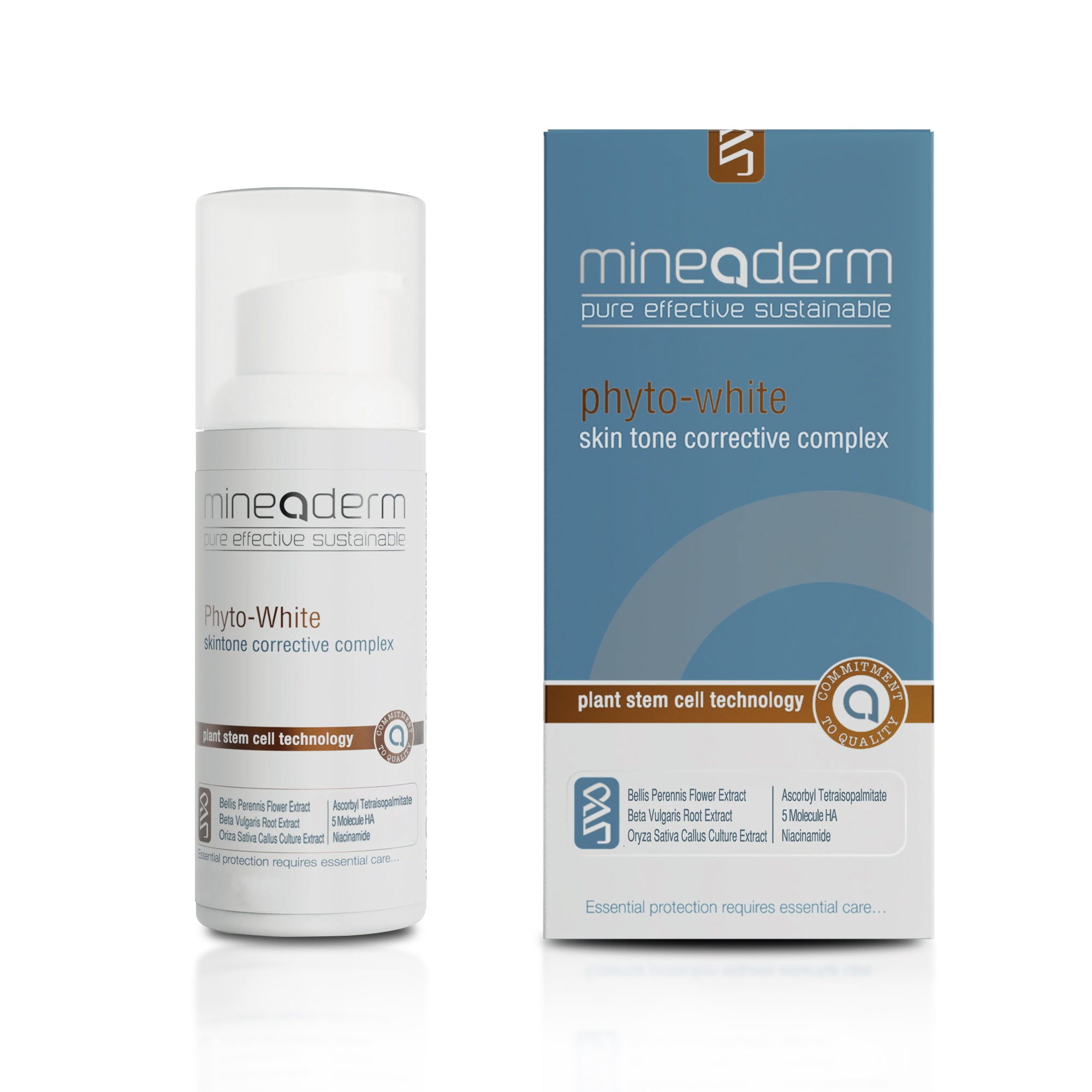 Phyto-White Skin Tone Corrective Cream with Vitamin C, Niacinamide & Botanical Extracts – Dark Spot Corrector for Uneven Tone – Hydrating, Brightening, Plant Stem Cell Technology