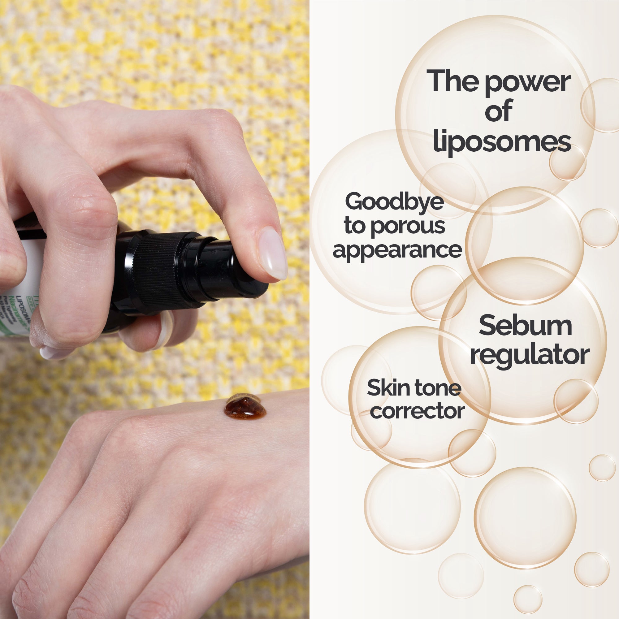 Liposomal Niacinamide Serum- Clarifying, Smoothing & Hydrating Formula for Oily & Acne-Prone Skin