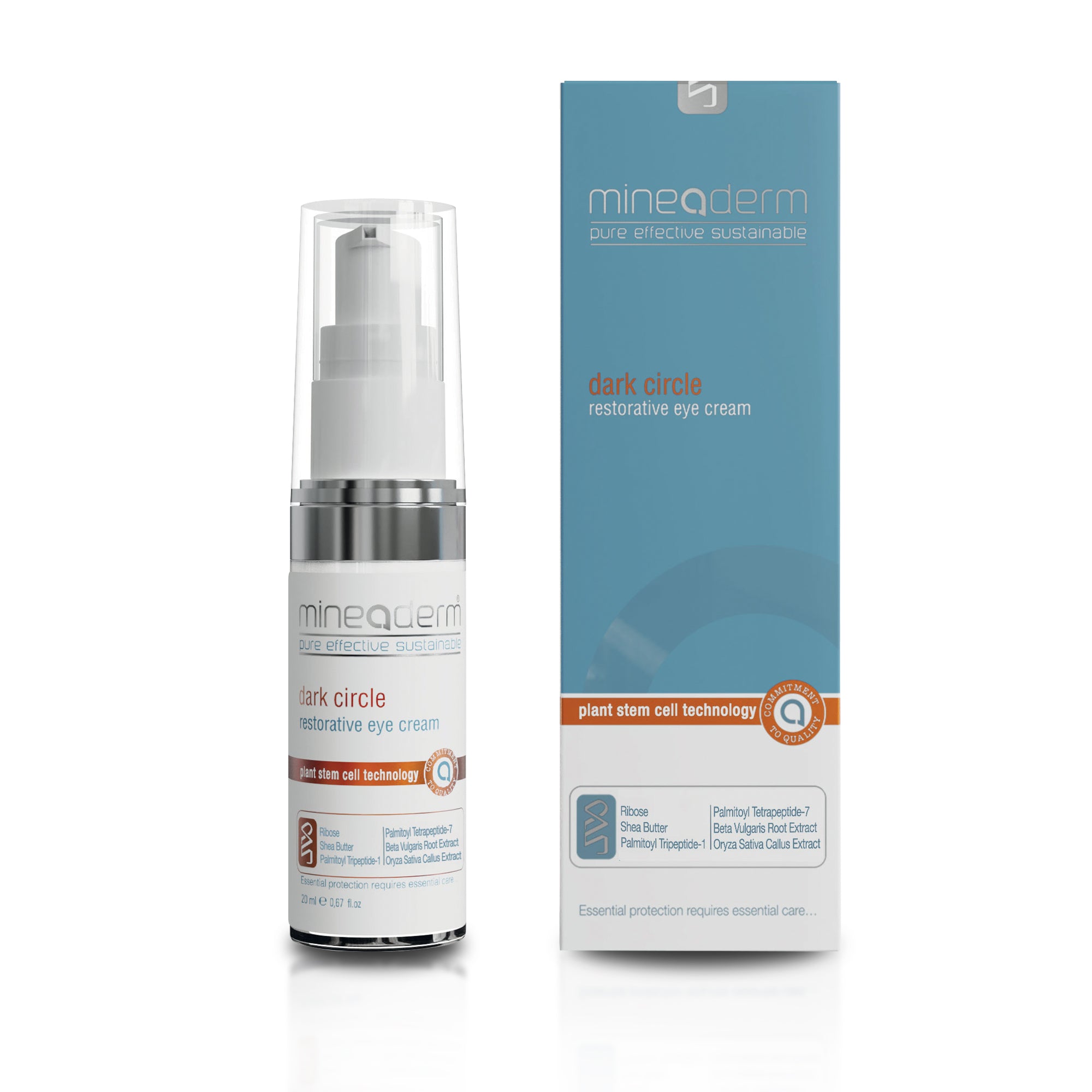 Dark Circle Restorative Eye Cream with Regenistem Red Rice, Niacinamide & Haloxyl – Anti-Aging Eye Treatment for Wrinkles, Puffiness & Dark Circles – Hydrating & Brightening Formula – 0.67 oz