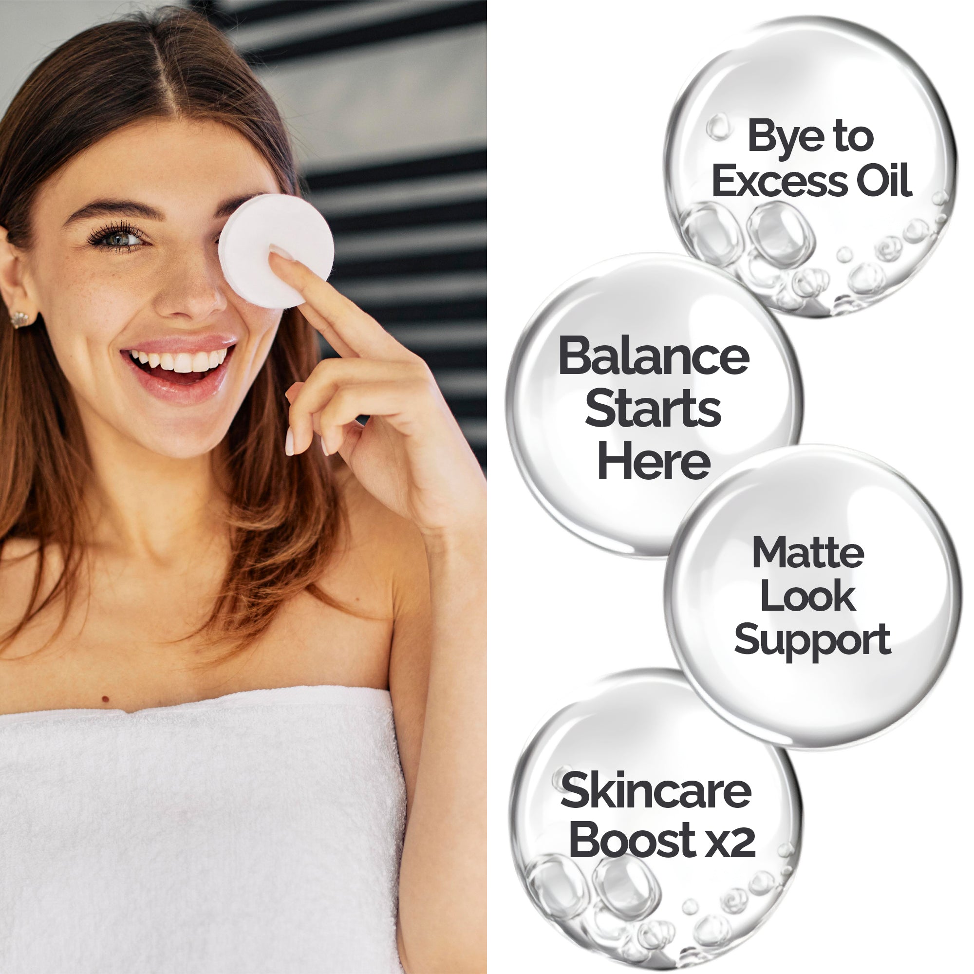 Anti-Shine Refreshing Tonic– Oil-Control & Clarifying Formula for a Fresh, Matte Look